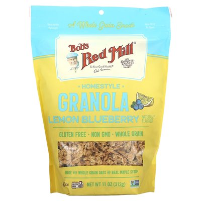 Bob's Red Mill, Homestyle Granola, Blueberry Lemon, 11 oz (312 g)