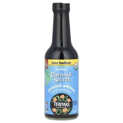 Kokosowy Secret, Coconut Aminos, Teriyaki, Light & Sweet, 10 Fl Oz (296 ml) Kokosowy Secret, Coconut Aminos, Teriyaki, Light & Sweet, 10 Fl Oz (296 ml)