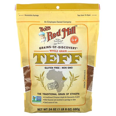Bob's Red Mill, Teff, Vollkorn, 24 oz (680 g)