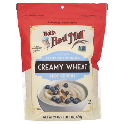 Bob's Red Mill Cremige heiße Weizenflocken 24 oz (680 g) Bob's Red Mill Cremige heiße Weizenflocken 24 oz (680 g)