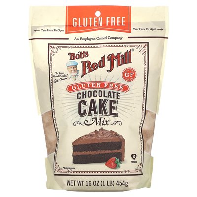 Bob's Red Mill, bezglutenowa mieszanka ciasta czekoladowego, 16 uncji (454 g)