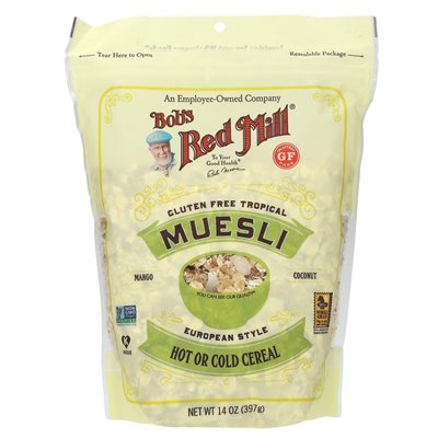 Bob's Red Mill, Gluten-Free Tropical Granola, Mango Coconut, 14 oz (397 g) Bob's Red Mill, Gluten-Free Tropical Granola, Mango Coconut, 14 oz (397 g)