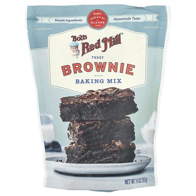 Bob's Red Mill, Fudgy Brownie Backmischung, 14 oz (397 g)