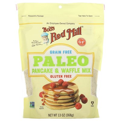 Bob's Red Mill, Paleo-Pfannkuchen- und Waffelmischung, getreidefrei, 13 oz (368 g)