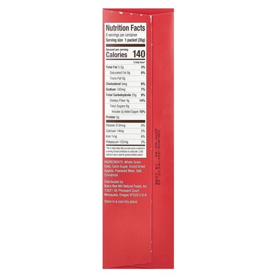 Bob's Red Mill, Instant Oatmeal Packets, Apple Piece & Cinnamon, 8 pakietów, 1,23 uncji (35 g) Bob's Red Mill, Instant Oatmeal Packets, Apple Piece & Cinnamon, 8 pakietów, 1,23 uncji (35 g)