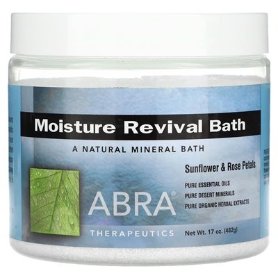 Abracadabra, Abra Therapeutics, Moisture Revival Bath, Sunflower and Rose Petals, 17 oz (482g)