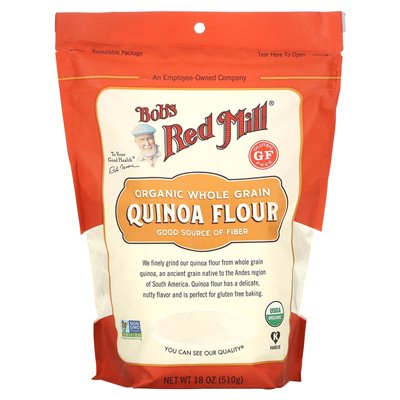 Bob's Red Mill Bio-Vollkorn-Quinoamehl, 18 oz (510 g) Bob's Red Mill Bio-Vollkorn-Quinoamehl, 18 oz (510 g)