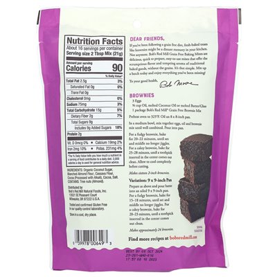 Bob's Red Mill getreidefreie Brownie-Mischung, hergestellt mit Mandelmehl, 12 oz (340 g) Bob's Red Mill getreidefreie Brownie-Mischung, hergestellt mit Mandelmehl, 12 oz (340 g)