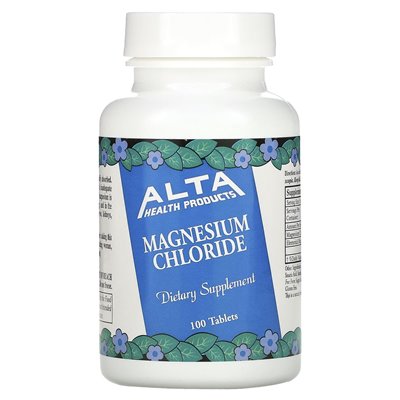 Alta Health, chlorek magnezu, 100 tabletek