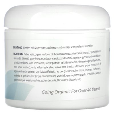 Abra Therapeutics, Foot Revival Cream, Peppermint and Willow, 4,5 uncji (126 g)