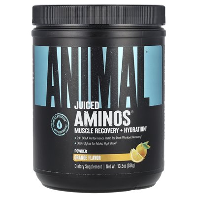 Animal, Jued Aminos® proszek, pomarańcza, 13,5 uncji (384 g) Animal, Jued Aminos® proszek, pomarańcza, 13,5 uncji (384 g)