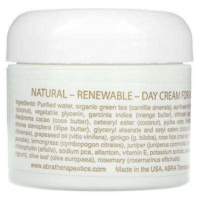Abra Therapeutics, Daytime Defence Cream, 2 uncje (56 g)