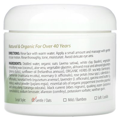 Abra Therapeutics, Skin Rafination Scrub, Peppermint and Oats, 4,5 uncji (126 g) Abra Therapeutics, Skin Rafination Scrub, Peppermint and Oats, 4,5 uncji (126 g)