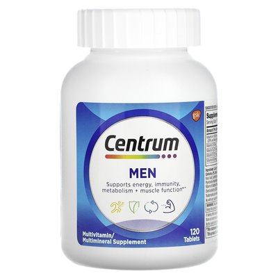 Centrum, Men Multiwitamins, 120 tabletek