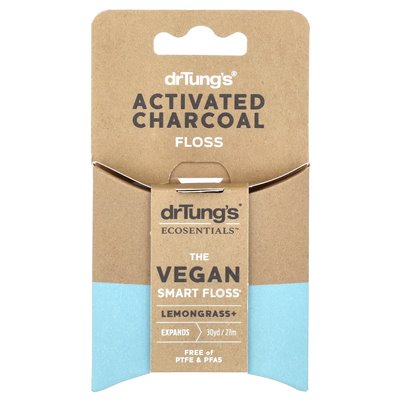 Dr Tung's, Ecosentials ™, The Vegan Smart Floss®, Lemongrass, 30 YD (27 m)