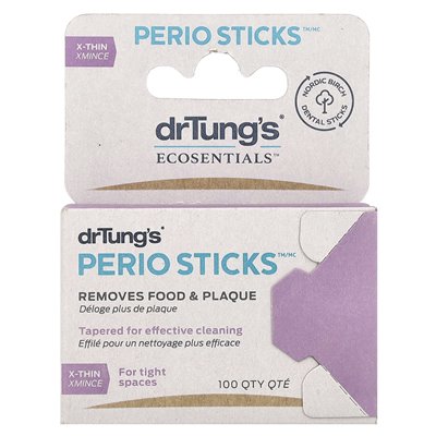 Dr. Tung's, Perio Sticks, X-Thin, 100 Patyczków Dr. Tung's, Perio Sticks, X-Thin, 100 Patyczków
