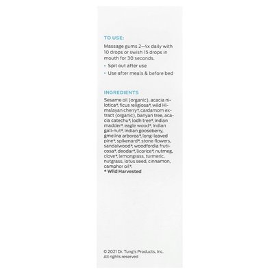 Dr. Tung's, Ecosentials, odmłodzenie, dla dziąseł, 1,7 fl oz (50 ml)