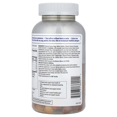 Centrum, Men 50+ Multigummy, różne naturalne owoce, 140 gumzy Centrum, Men 50+ Multigummy, różne naturalne owoce, 140 gumzy