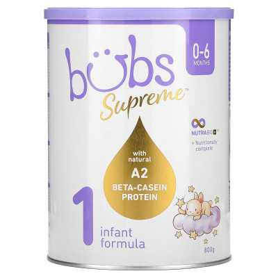 Aussie Bubs, Supreme Infant Formuła, 0-6 miesięcy, 800 g Aussie Bubs, Supreme Infant Formuła, 0-6 miesięcy, 800 g