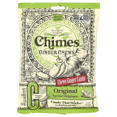 Chimes, Ginger Chews, Original, 5 oz (141.8 g)