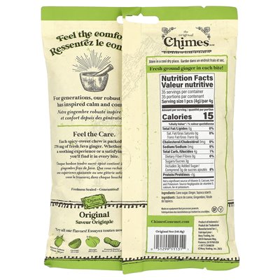 Chimes, Ginger Chews, Original, 5 oz (141.8 g)