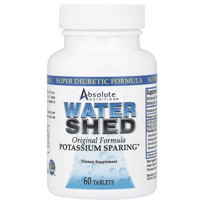 Absolute Nutrition, Watershed, Kaliumeinsparung, 60 Tabletten