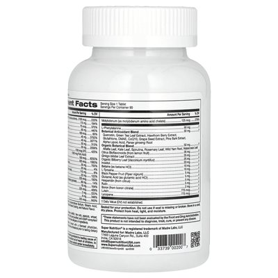 Super Nutrition, Simplyone, Women‘s 50 Triple Power Multivitamin, 90 Tabletten