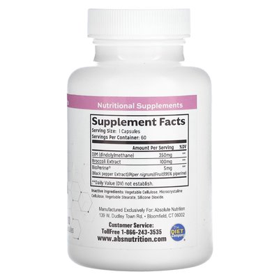 Absolute Nutrition, Dim Ultra, 60 Capsules