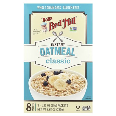 Bob's Red Mill, Instant Ośniacy, klassisch, 8 Päckchen, 1,23 oz (35 g) Bob's Red Mill, Instant Ośniacy, klassisch, 8 Päckchen, 1,23 oz (35 g)