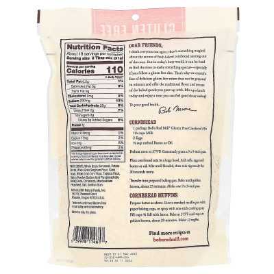 Bob's Red Mill, Cornbread Mix, bezglutenowy, 20 uncji (567 g) Bob's Red Mill, Cornbread Mix, bezglutenowy, 20 uncji (567 g)
