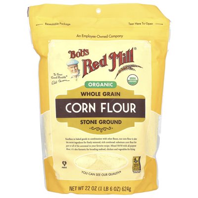 Bob's Red Mill, Bio-Vollkorn-Maismehl, 22 oz (624 g)