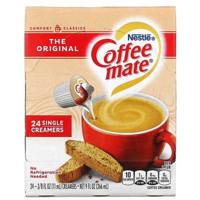 Kaffee, flüssige Kaffeesahne, Original, 24 Stück