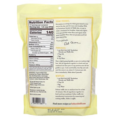 Bob's Red Mill, Bardheat Pfannkuchen- und Waffelmischung, Vollkorn, 1 lb 8 oz (680 g) Bob's Red Mill, Bardheat Pfannkuchen- und Waffelmischung, Vollkorn, 1 lb 8 oz (680 g)