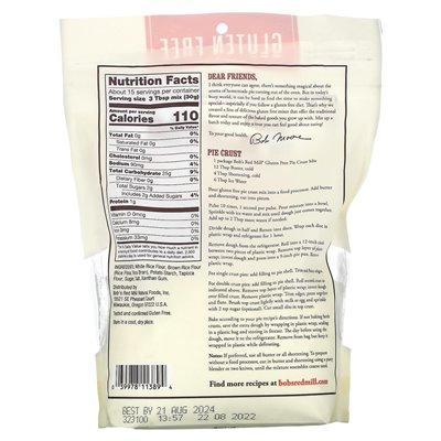 Bob's Red Mill, Tortenbodenmischung, glutenfrei, 16 oz (454 g) Bob's Red Mill, Tortenbodenmischung, glutenfrei, 16 oz (454 g)