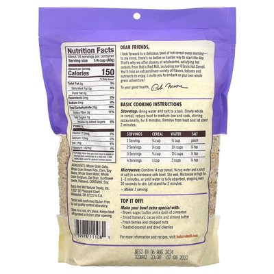 Bob's Red Mill, 8-Korn-Müsli, 1 lb 9 oz (709 g)