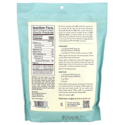Bob's Red Mill, hausgemachte Buttermilch-Pfannkuchen- und Waffelmischung, 20 uncji (567 g)