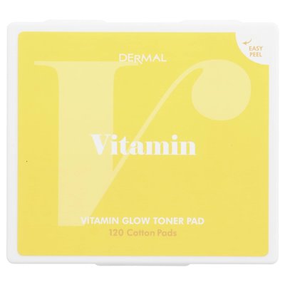 Dermal, Vitamin-Toner-Pad, 120 Wattepads
