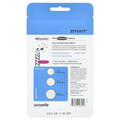 Avarelle, ZiTout® Original, 40 Pflaster