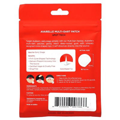 Avarelle, Multi-Dart Patch, Spot Tech, 18 Zoll