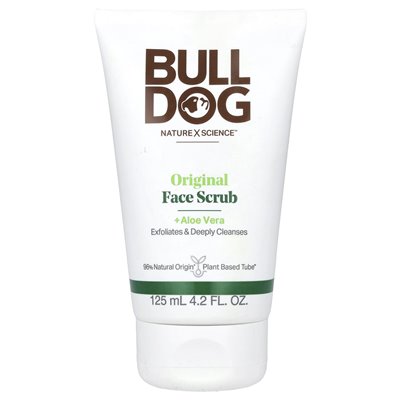 Bulldog Skincare for Men, Original Face Scrub, 4.2 Fl Oz (125 ml)