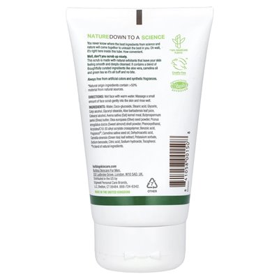 Bulldog Skincare for Men, Original Face Scrub, 4.2 Fl Oz (125 ml)