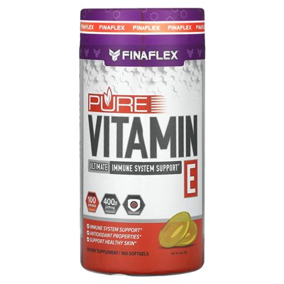 Finaflex, czysta witamina E, 209 mg (400 IU), 100 miękkich