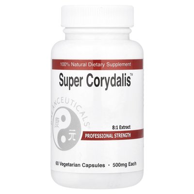 Balanceuticals, Super Corydalis ™, 1000 mg, 60 kapsułek wegetariańskich (500 mg na kapsułkę)