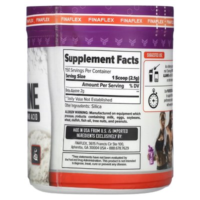 Finaflex, Pure Beta Alanine, 10,9 uncji (309 g)
