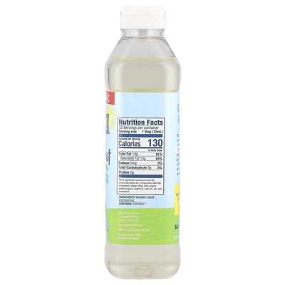 Carrington Farms, Organic Coconut Cooking Oil, Unprocessed, 16 fl oz (473 ml)