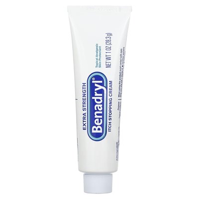 Benadryl, dodatkowa siła, swędzenie kremu do zatrzymania, 1 uncja (28,3 g)