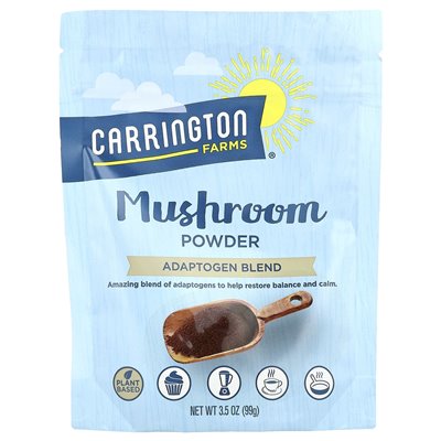 Carrington Farms, grzybowy proszek, mieszanka adaptogenu, 3,5 uncji (99 g) Carrington Farms, grzybowy proszek, mieszanka adaptogenu, 3,5 uncji (99 g)