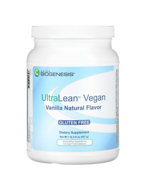 Nutra BioGenesis, UltraLean Vegan, Natural Vanilla, 1 lb 2.6 oz (527 g) Nutra BioGenesis, UltraLean Vegan, Natural Vanilla, 1 lb 2.6 oz (527 g)