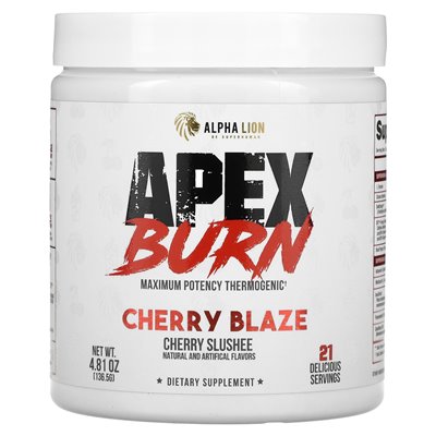 Alpha Lion, Apex Burn, Cherry Blaze, Cherry Slushee, 4,81 uncji (136,5 g)