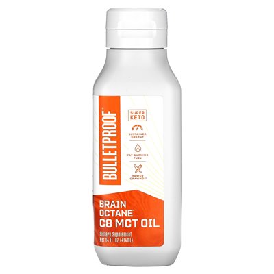 Kuloodporne, oktan mózgu, olej C8 MCT, 14 fl oz (414 ml) Kuloodporne, oktan mózgu, olej C8 MCT, 14 fl oz (414 ml)